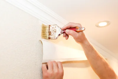 Pose de papier peint à Bois-Himont — revêtements muraux et toiles de verre